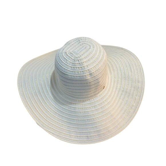 Betmar NY Beach Sun Hat Wide Brim Floppy UPF 50 Resort Fashion Ivory Cruise Chic main image 9
